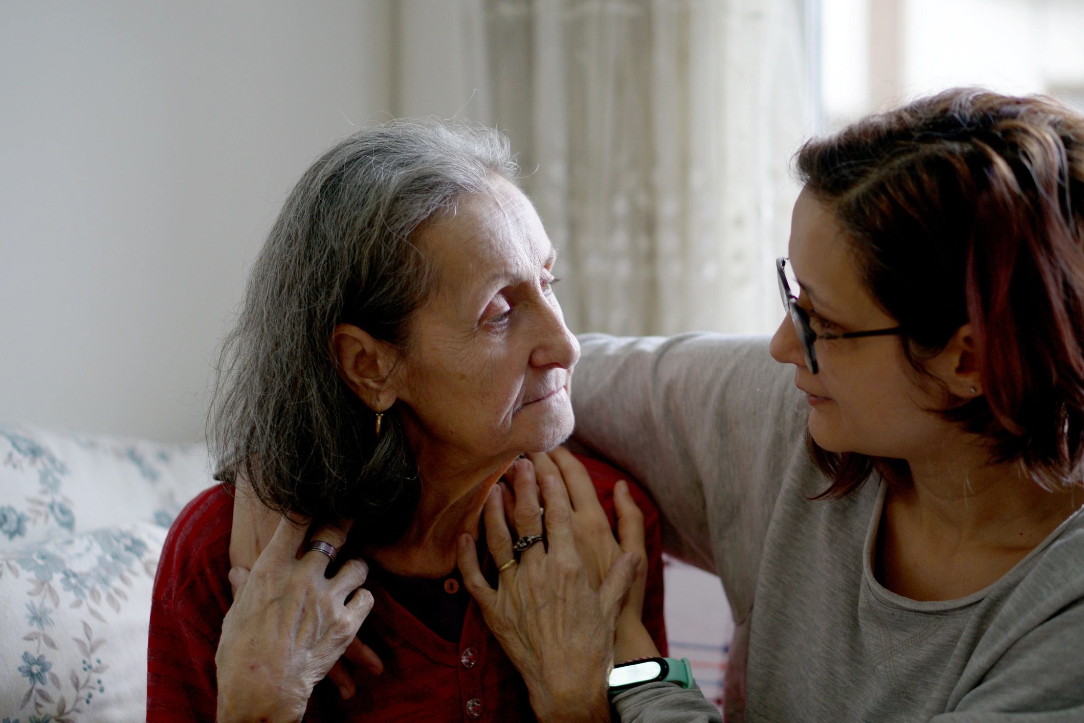 Family meeting with care advocate